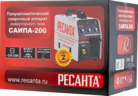 Описание сварочного аппарата Ресанта Саипа 220