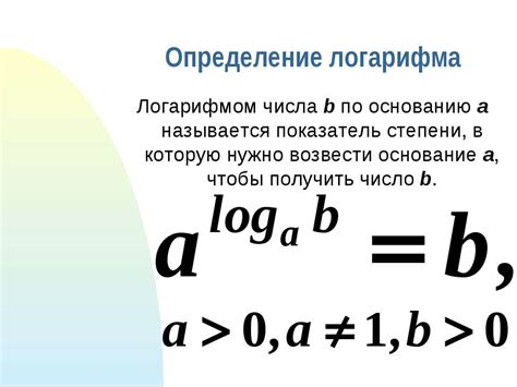 Определение ОДЗ логарифма