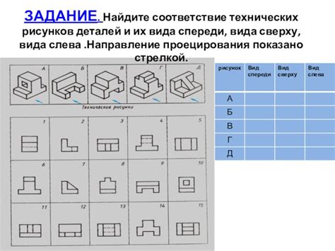 Определение вида дырок и их расположение