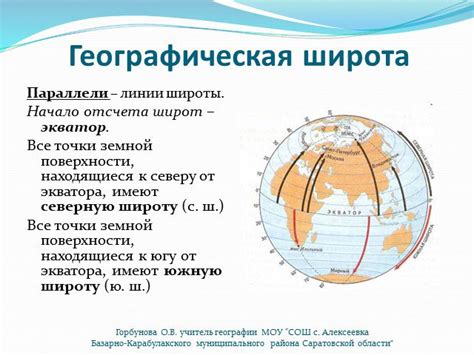 Определение географических особенностей