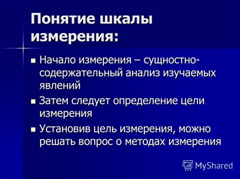 Определение изучаемых явлений