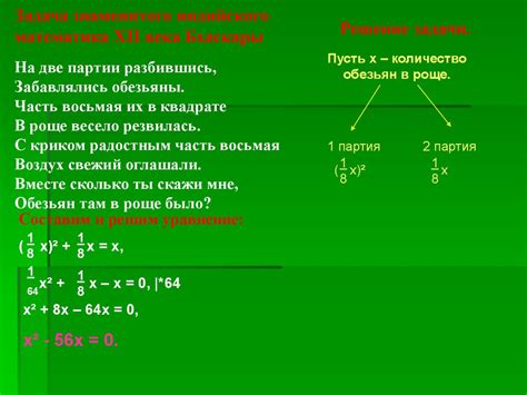 Определение квадратного уравнения