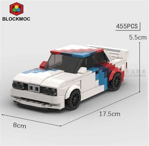 Определение необходимых деталей для сборки модели БМВ Е30 из LEGO