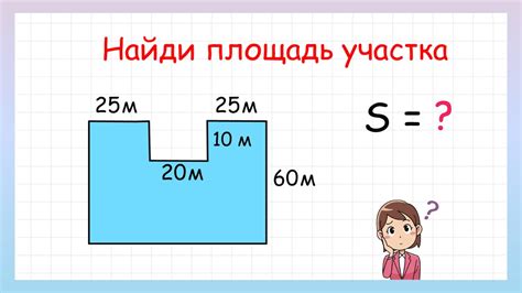 Определение размеров участка: посчитайте площадь