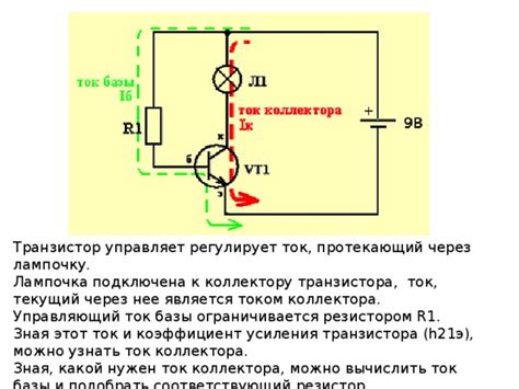 Определение сопротивления базы транзистора