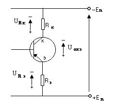 Определение тока эмиттера транзистора
