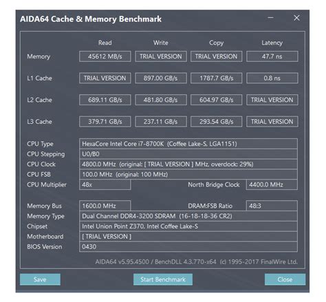 Определение частоты работы памяти DDR4