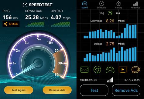 Определить скорость интернета на телефоне