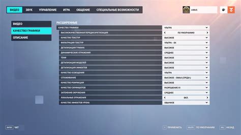 Оптимальные настройки графики в Overwatch 2 для слабых ПК