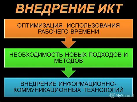 Оптимизация использования времени