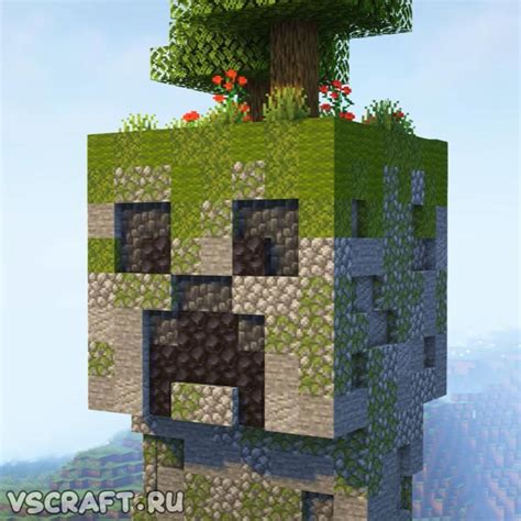 Оригинальный узор крипера в Minecraft