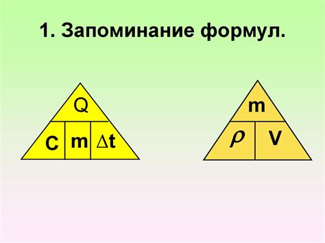 Ориентация на запоминание формул вместо анализа