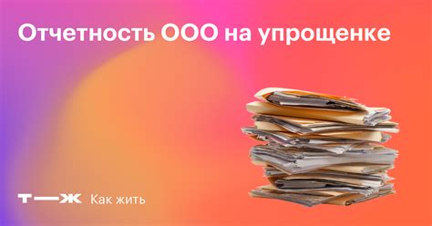 Основные аспекты отчетности ООО на УСН