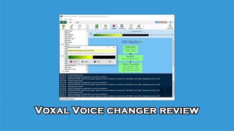 Основные возможности программы Voxal Voice Changer