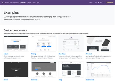 Основные компоненты Bootstrap