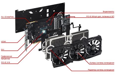 Основные компоненты PCI видеокарты