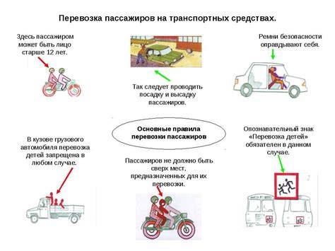 Основные правила для пассажиров