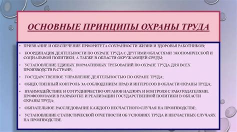 Основные принципы обеспечения безопасности