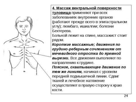 Основные принципы проведения массажа