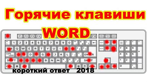 Основные причины возникновения проблемы с горячими клавишами в Ворде