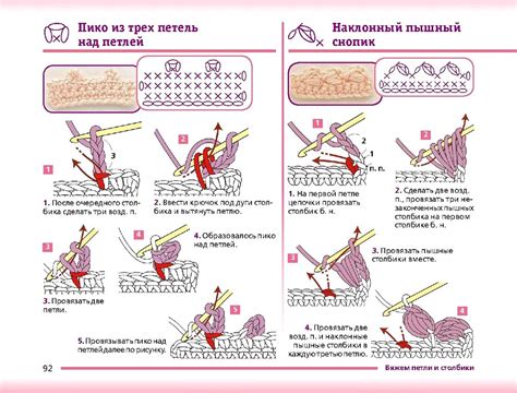 Основные техники вязания петли