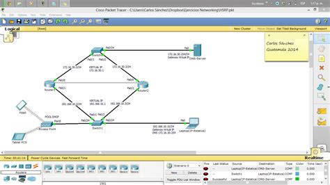 Основные функции Cisco Packet Tracer