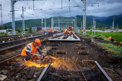 Основные этапы строительства железнодорожной ветки