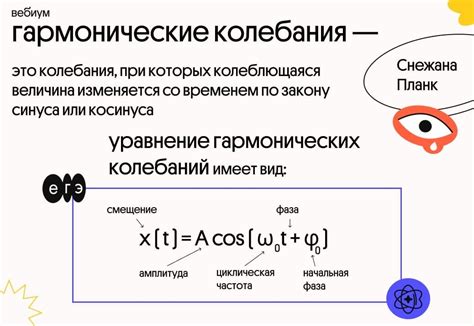 Основы гармонического колебания