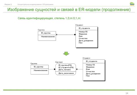 Основы концептуальной модели базы данных