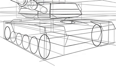 Основы пропорций: как правильно расположить танк на листе бумаги