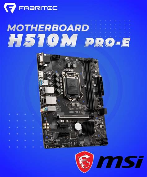 Особенности выбора драйвера для MSI H510M Pro E