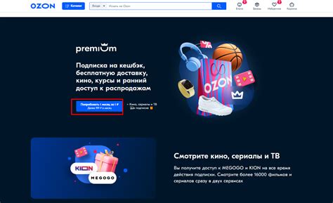 Особенности и условия использования подписки на ozon premium