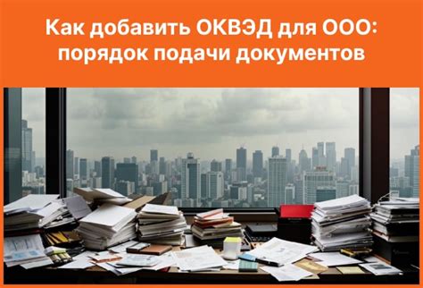 Особенности определения ОКВЭД для ООО