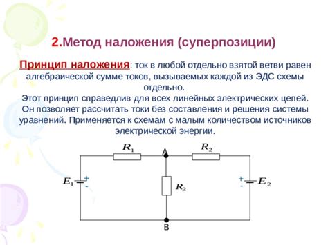 Особенности расчета тока в сложных электрических схемах