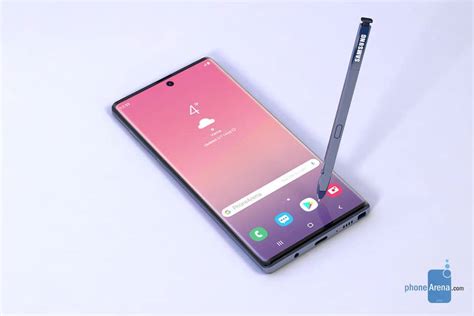 Особенности Samsung Galaxy Note 10