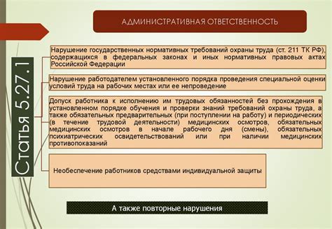 Ответственность за нарушение правил приоритета