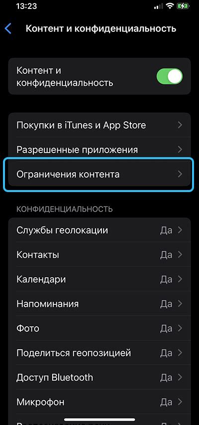 Отключение ограничения контента на iPhone и iPad: пошаговая инструкция