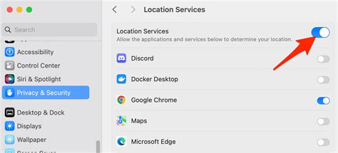 Отключение определения местоположения на Mac - пошаговая инструкция