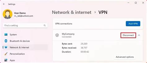 Отключение расширения VPN