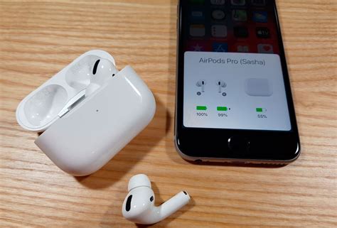 Отключение AirPods от зарядки в настройках iPhone