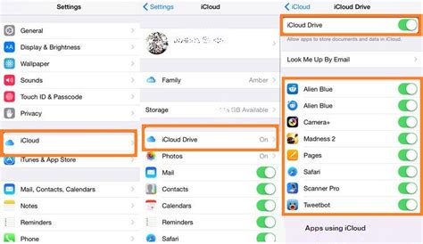 Отключение iCloud Drive