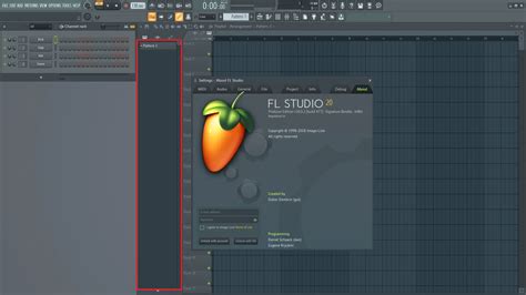 Откройте проект в FL Studio