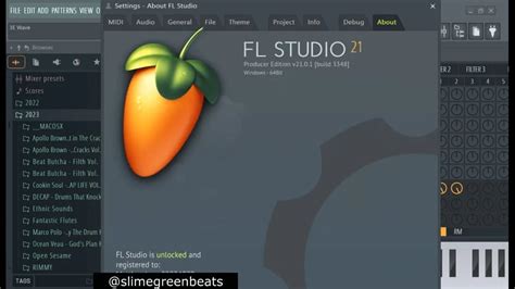 Откройте FL Studio