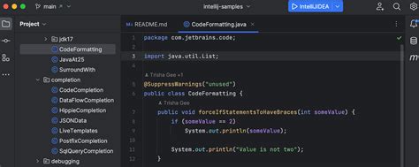 Откройте IntelliJ Idea