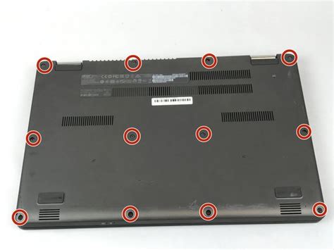 Открытие задней крышки ноутбука Acer Aspire 3