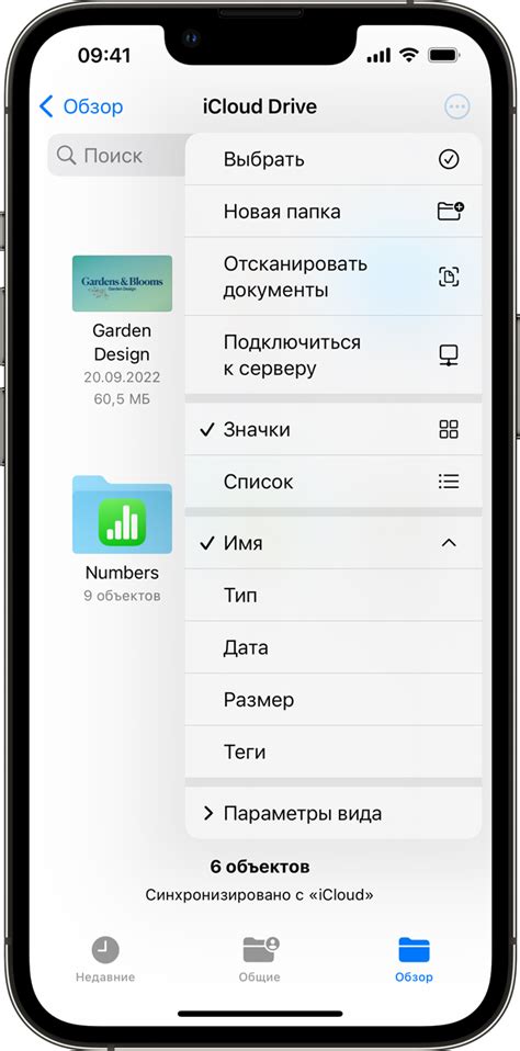 Открытие распакованных файлов на iPhone