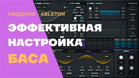 Открытие Ableton и настройка