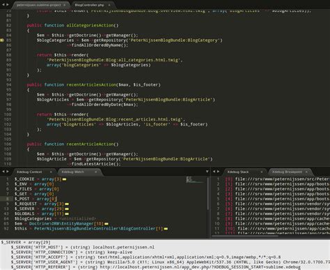 Отладка с Xdebug в Sublime