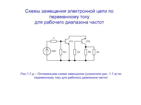 Отладка электрической цепи усилителя