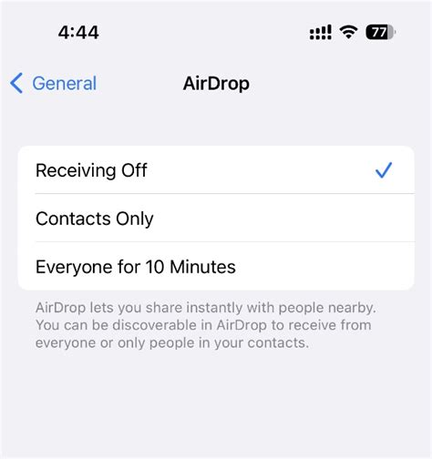 Отправьте контакты с помощью AirDrop на другой iPhone